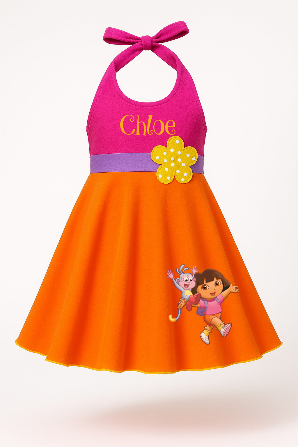 dora the explorer birthday dress Outfits & Dresses For Little Girls – Lil Bug Clothing Gaexia Backless Cami Dresses mother of the bride Pink A ruffled pink Colour:Grey