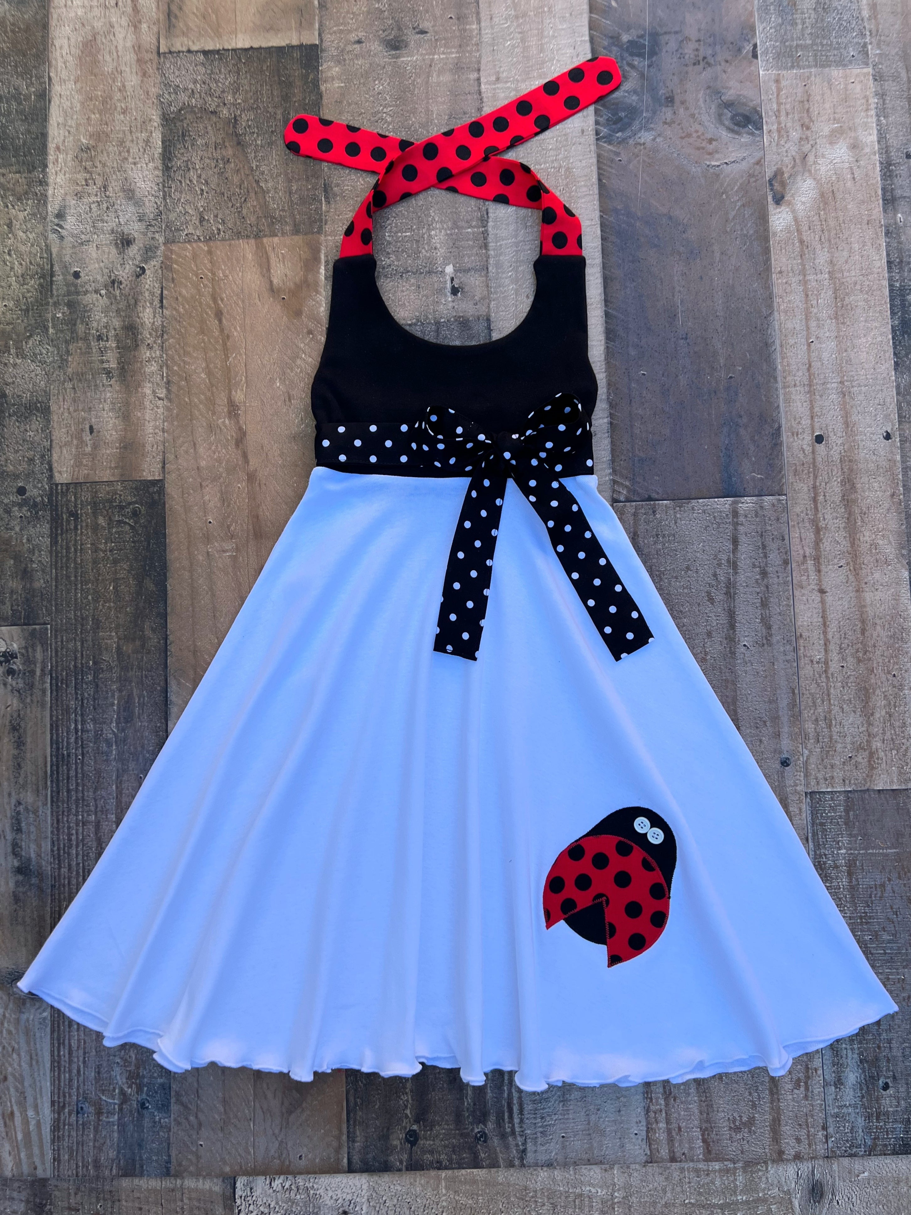 birthday brunch dresses for women Ladybug Summer Girl Dress