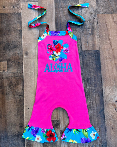 Hawaiian Luau Romper