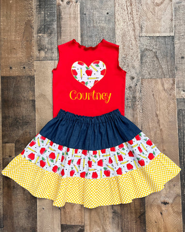 Back To School Personalized Outfit