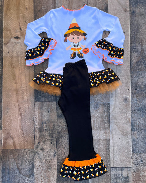 Candy Corn Outfit Pumpkin 