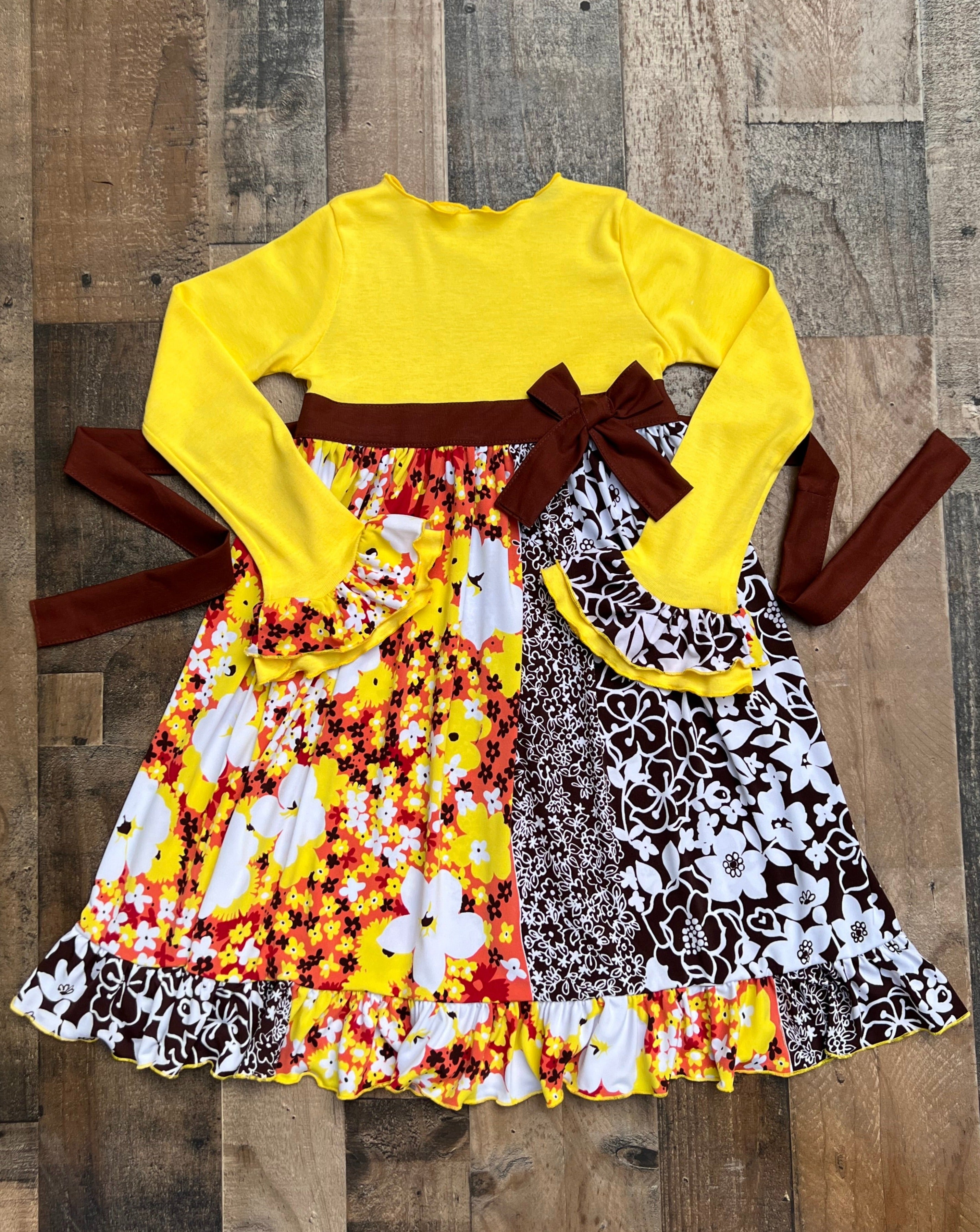 slim fit dress slacks Fall Floral Dress – Lil Bug Clothing