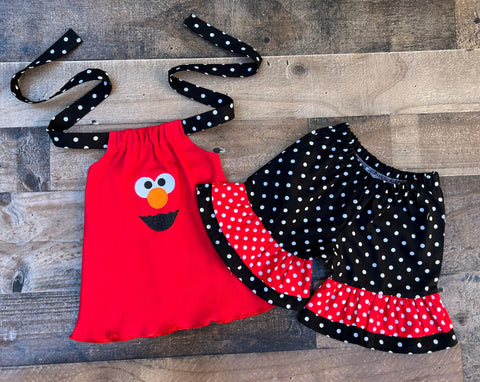 Elmo Girl Outfit 