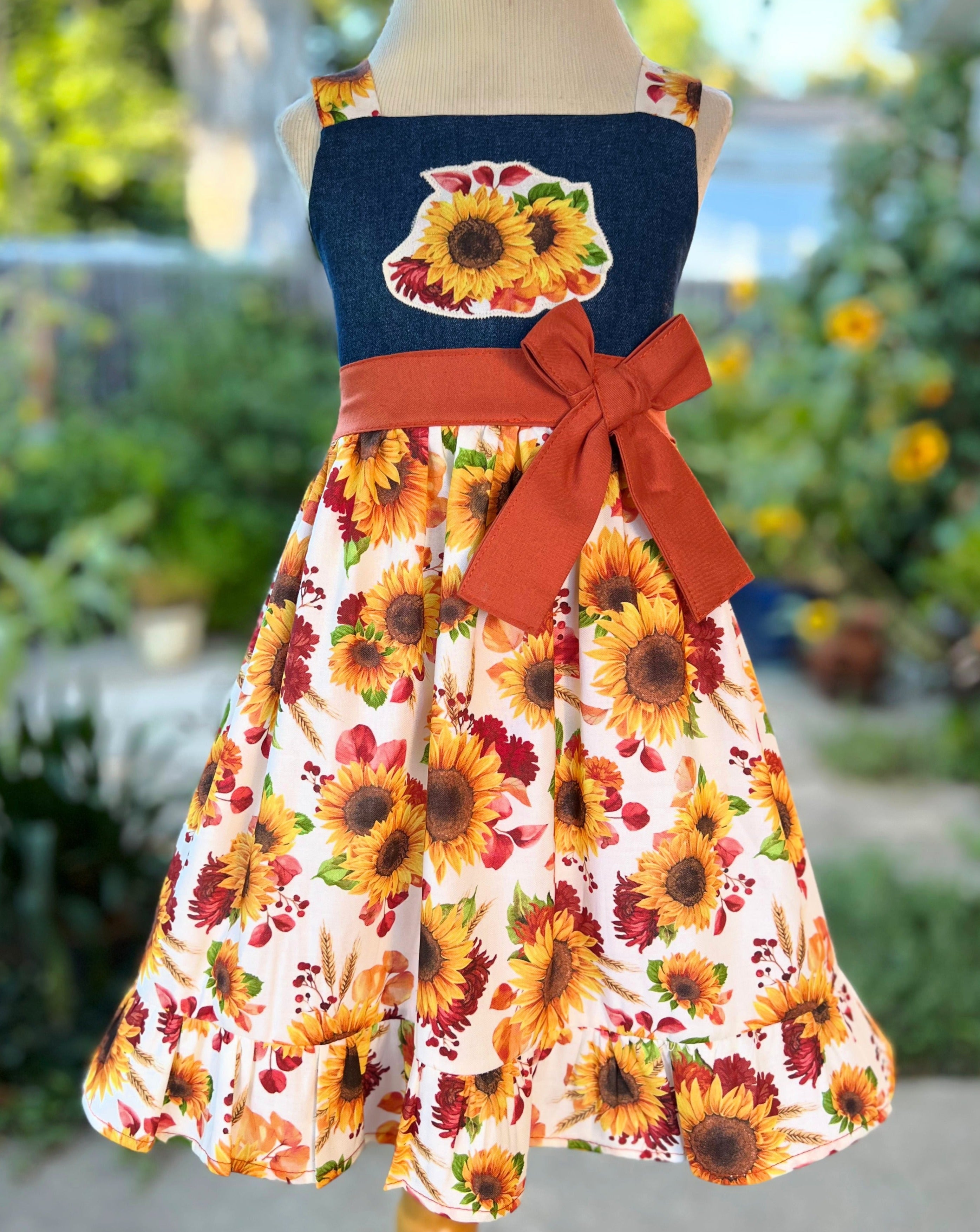Fall Sunflower Dress Fall Sunflower Dress