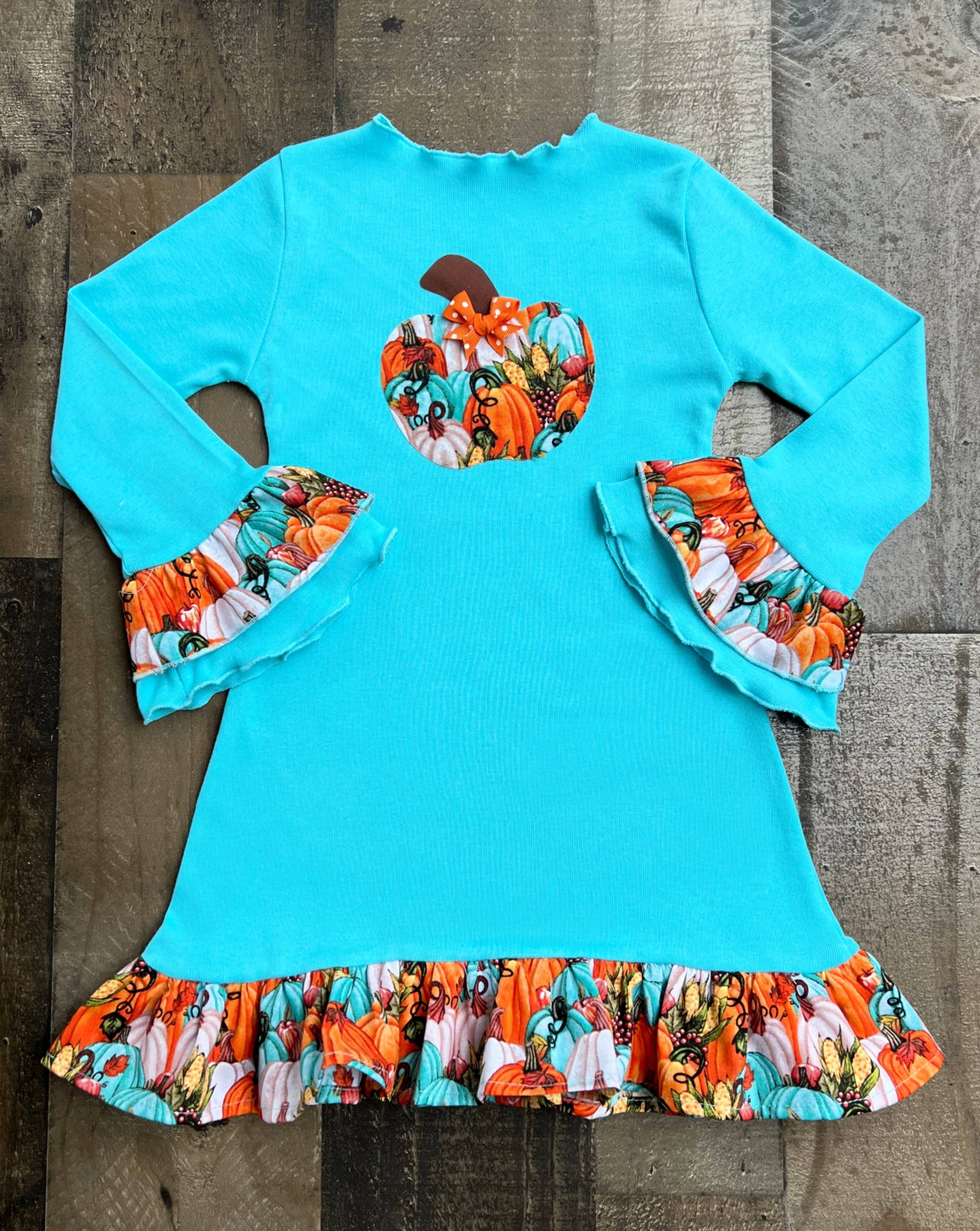 Halloween Pumpkin Boutique Girl Dress