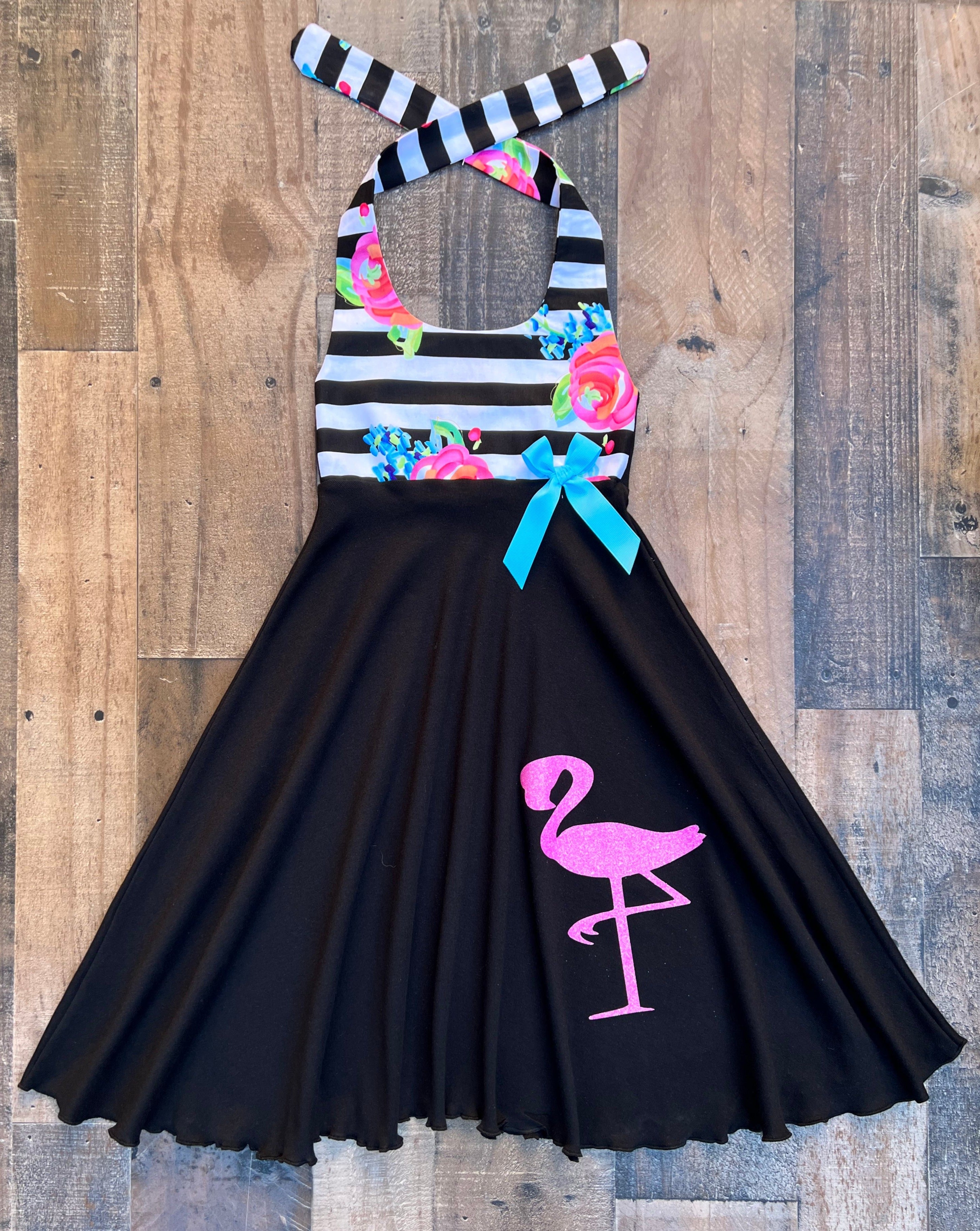 Tropical Pink Flamingo Dress Tropical Pink Flamingo Dress
