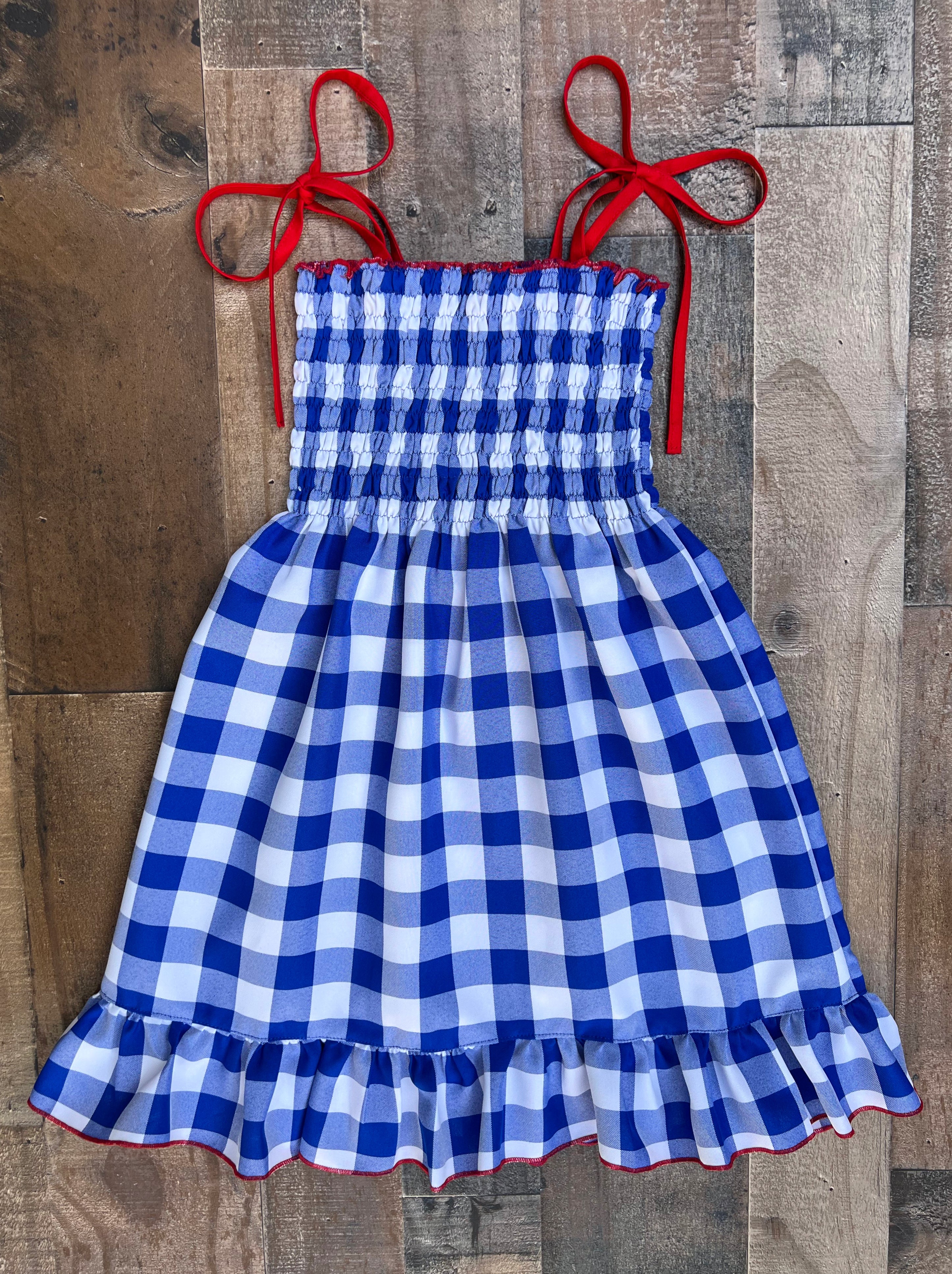 sachin and babi light blue dress Pima Smocked Dress main image 1