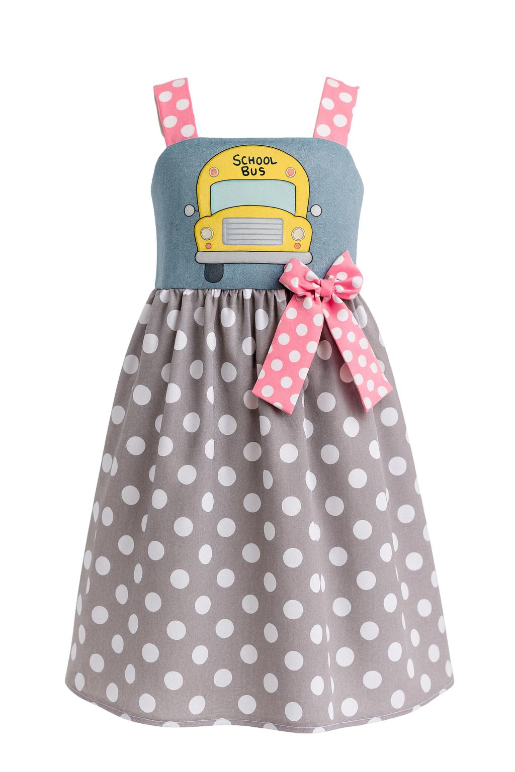 Back To School Bus Jumper Dress