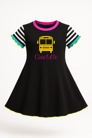 Back To School Bus Dress