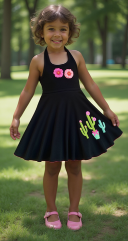 Cactus Floral Dress