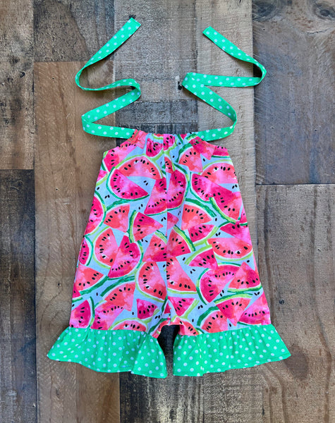 Watermelon Print Romper