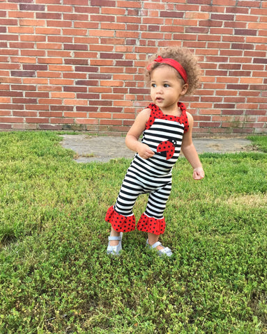 Ladybug Roddler Girl Outfit