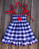 4th Of July Smocked Dress