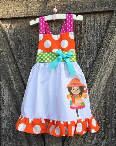 Scarecrow Fall Girl Dress