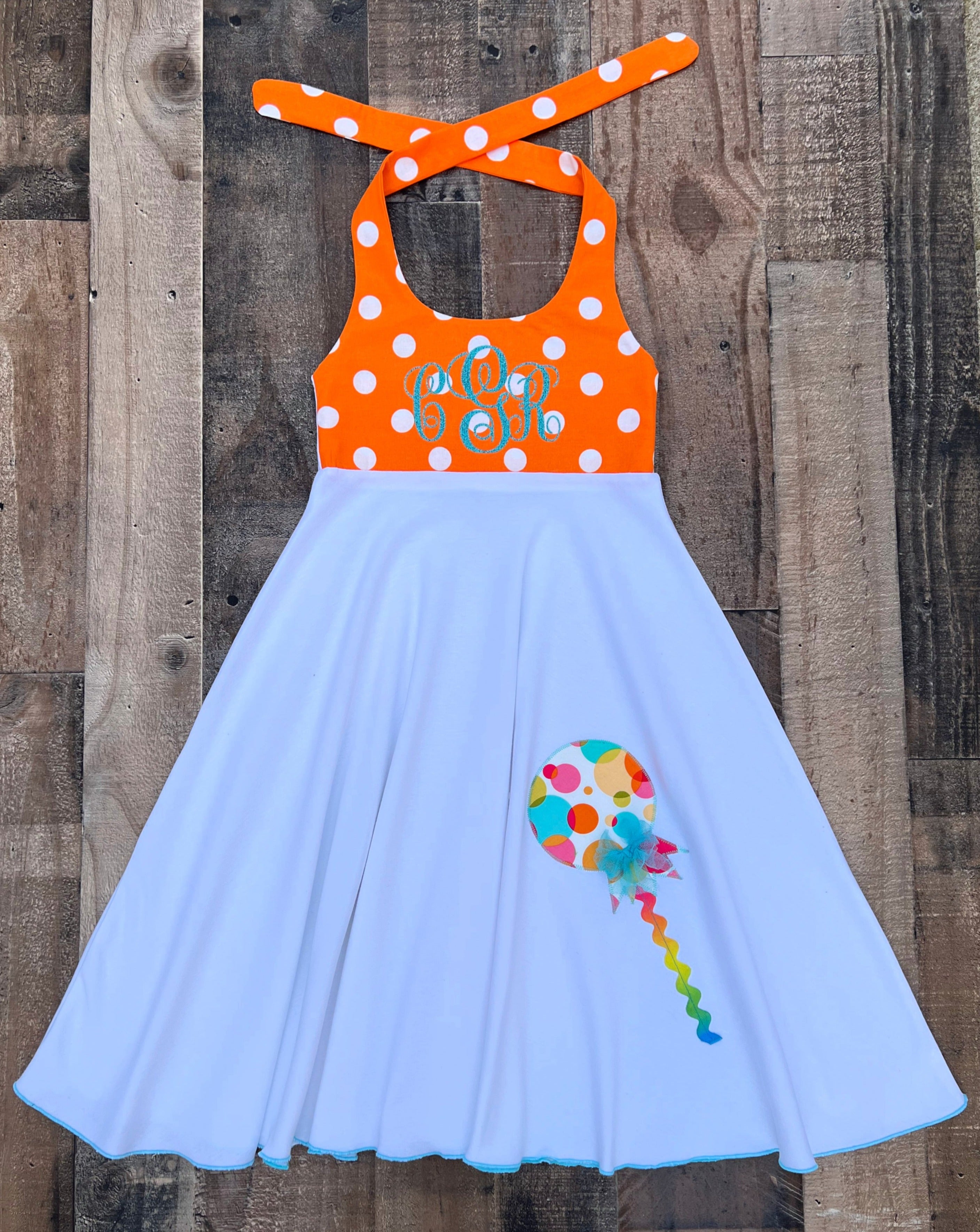 open lace back dress Candyland Personalized Twirl Dress