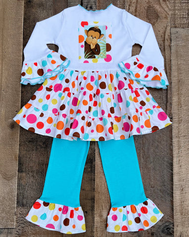 Monkey Zoo Girl Outfit