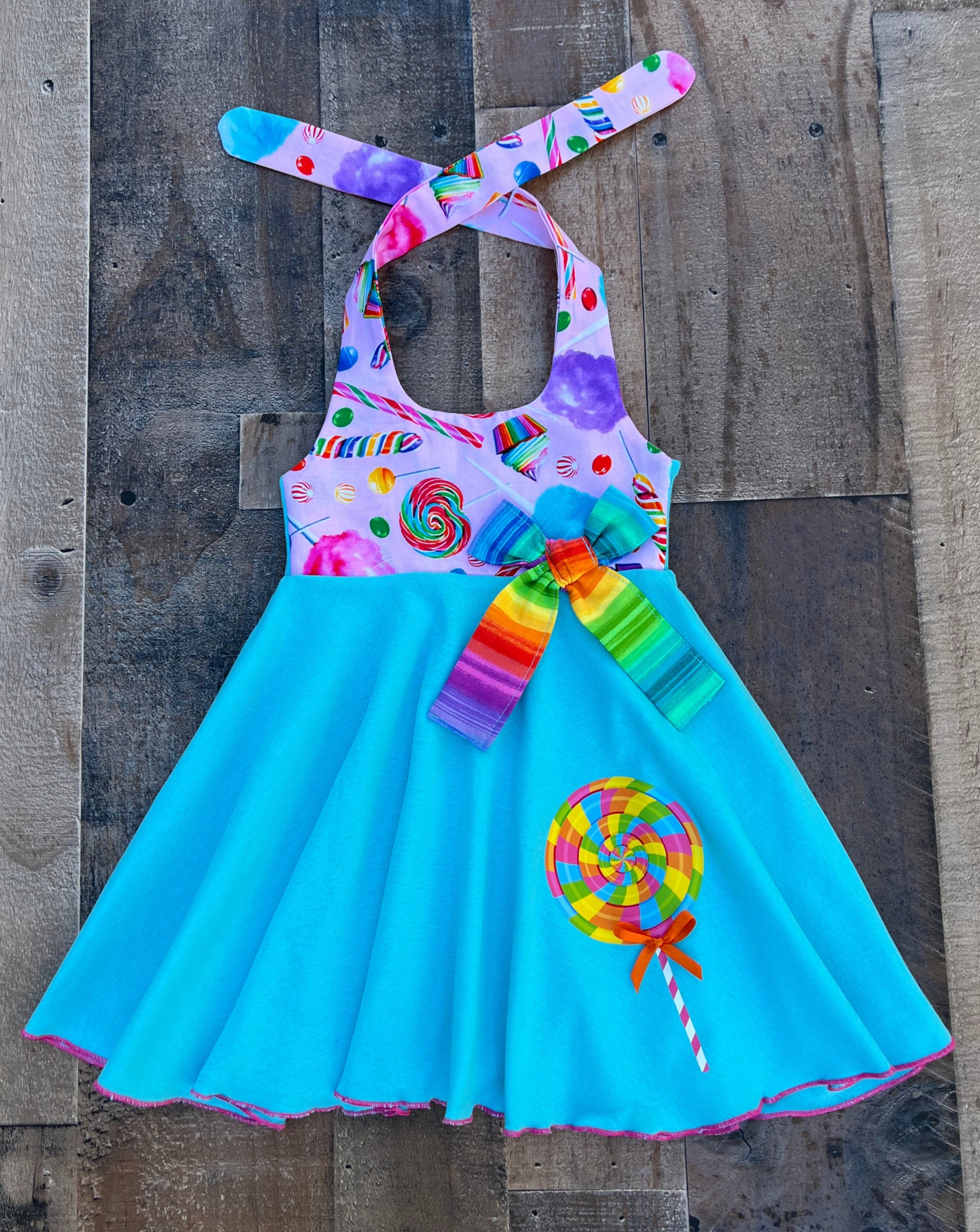 Lollipop Candyland Twirl Dress Lollipop Candyland Twirl Dress