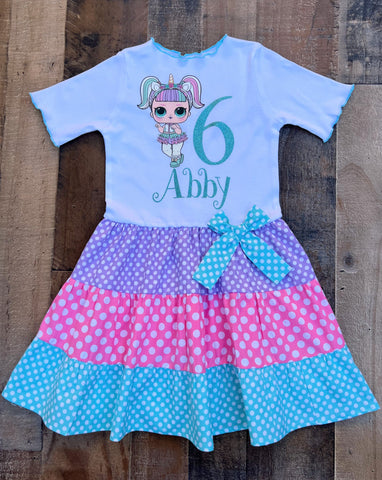LOL Doll Birthday Girl Dress