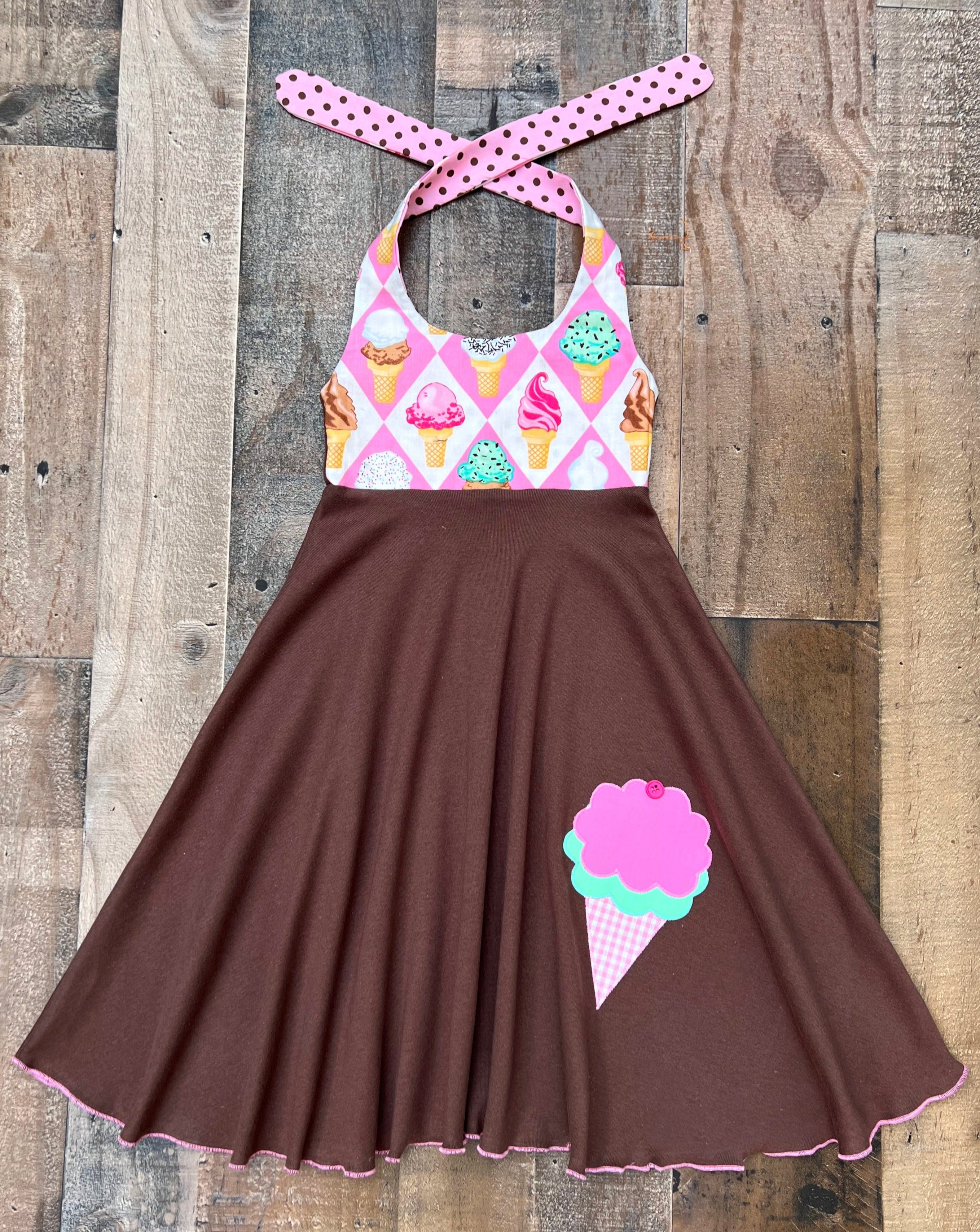 white christmas dresses Ice Cream Social Dress