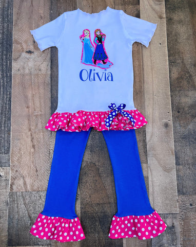 Frozen Anna Elsa Outfit