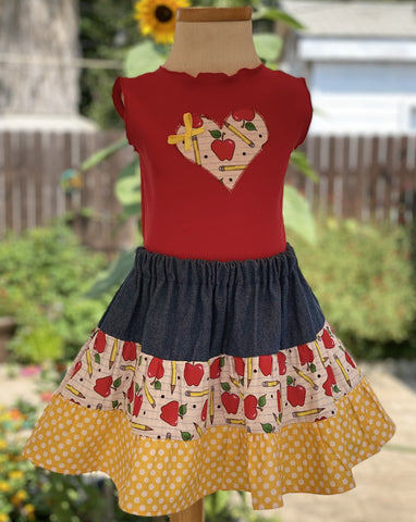 Back To School Boutique Girl Outfit