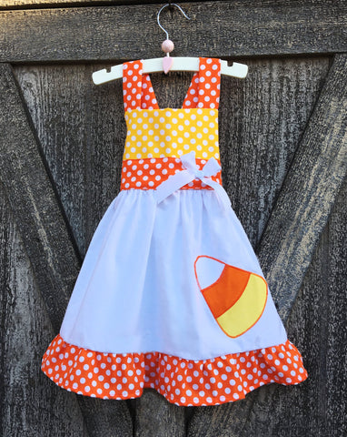 Candy Corn Halloween Dress