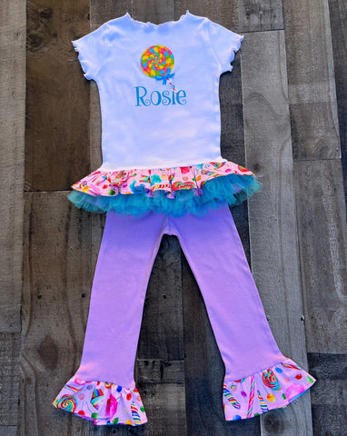 Candy Land Birthday Girl Outfit