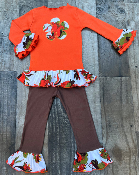 Fall Funky Floral Outfit