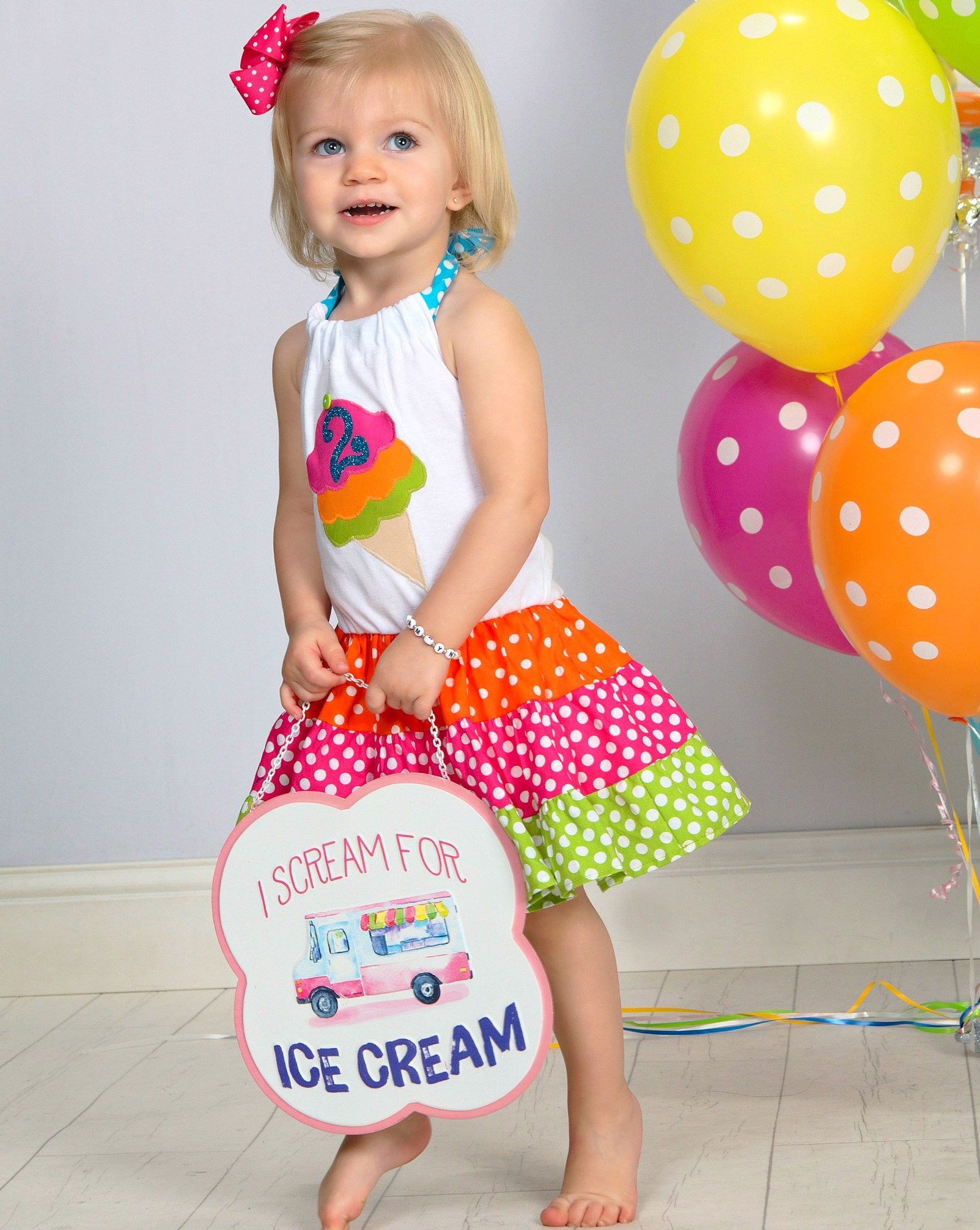 white christmas dresses Ice Cream Social Birthday Dress