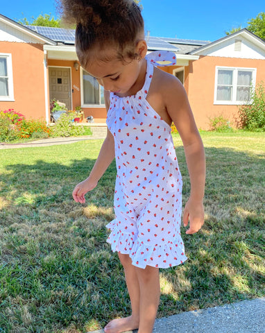 Ladybug Print Girl Outfit 