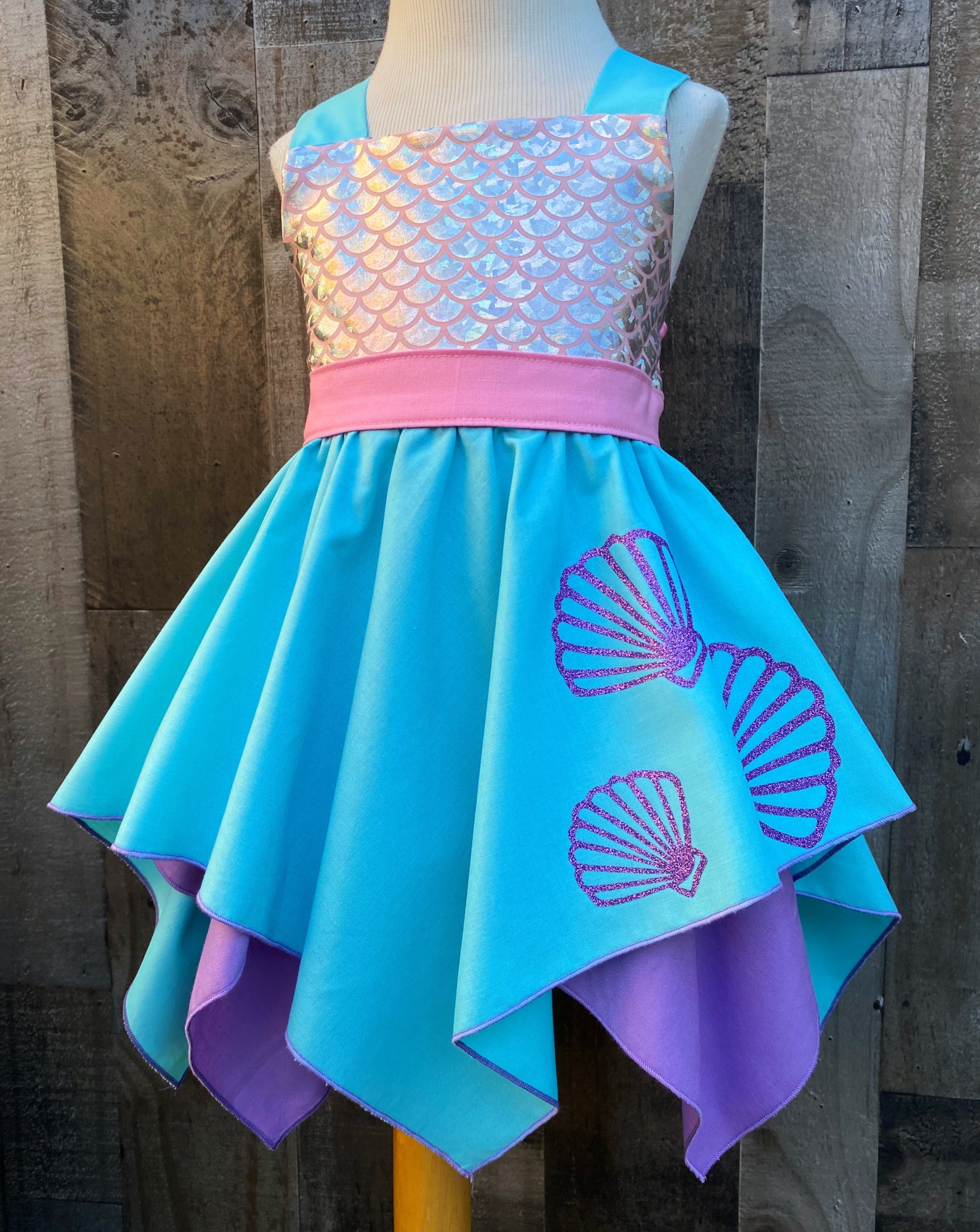 Mermaid Little Girl Dress
