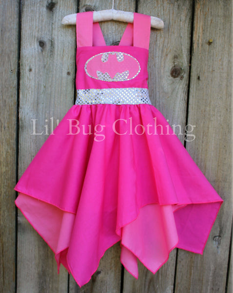 pink batgirl costume dress