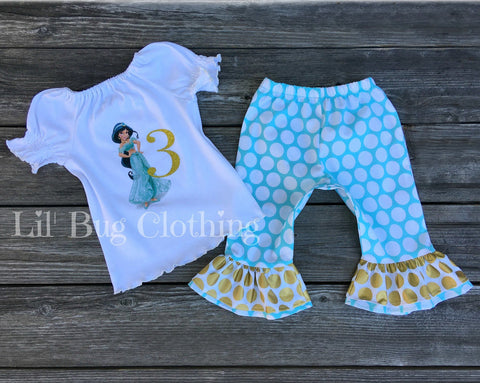 Princess Jasmine Birthday Outfit 