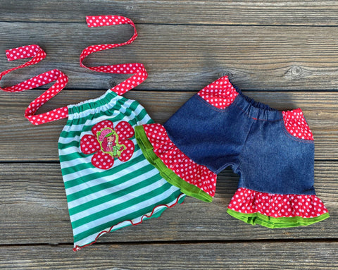 Strawberry Shortcake Boutique Girl Outfit 