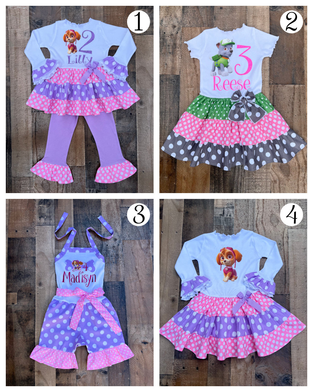 Paw Patrol Birthday Outfits & Dresses For Little Girls