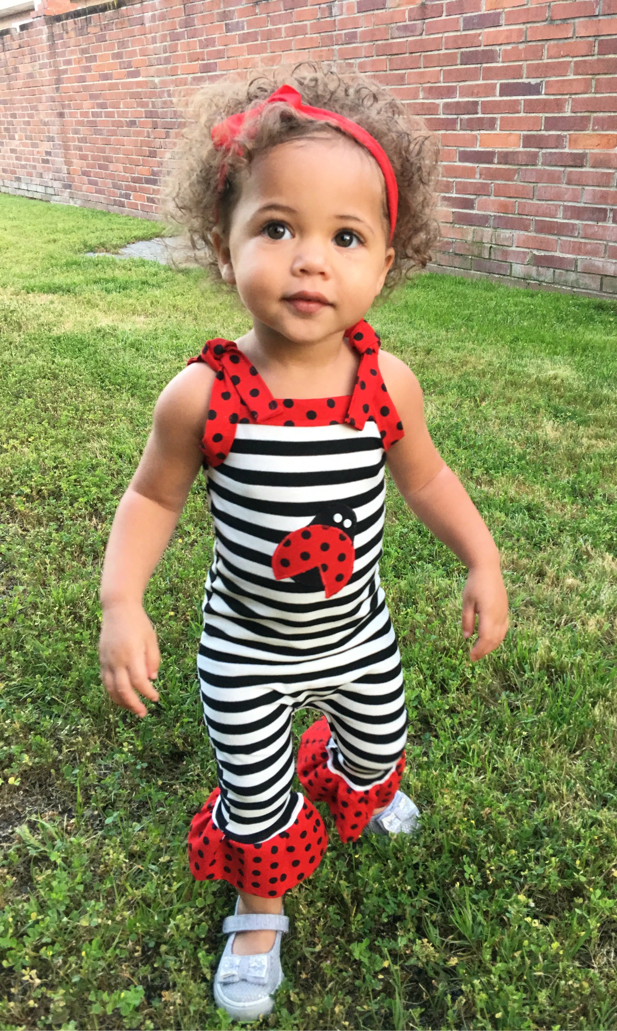 Ladybug Romper Outfit 