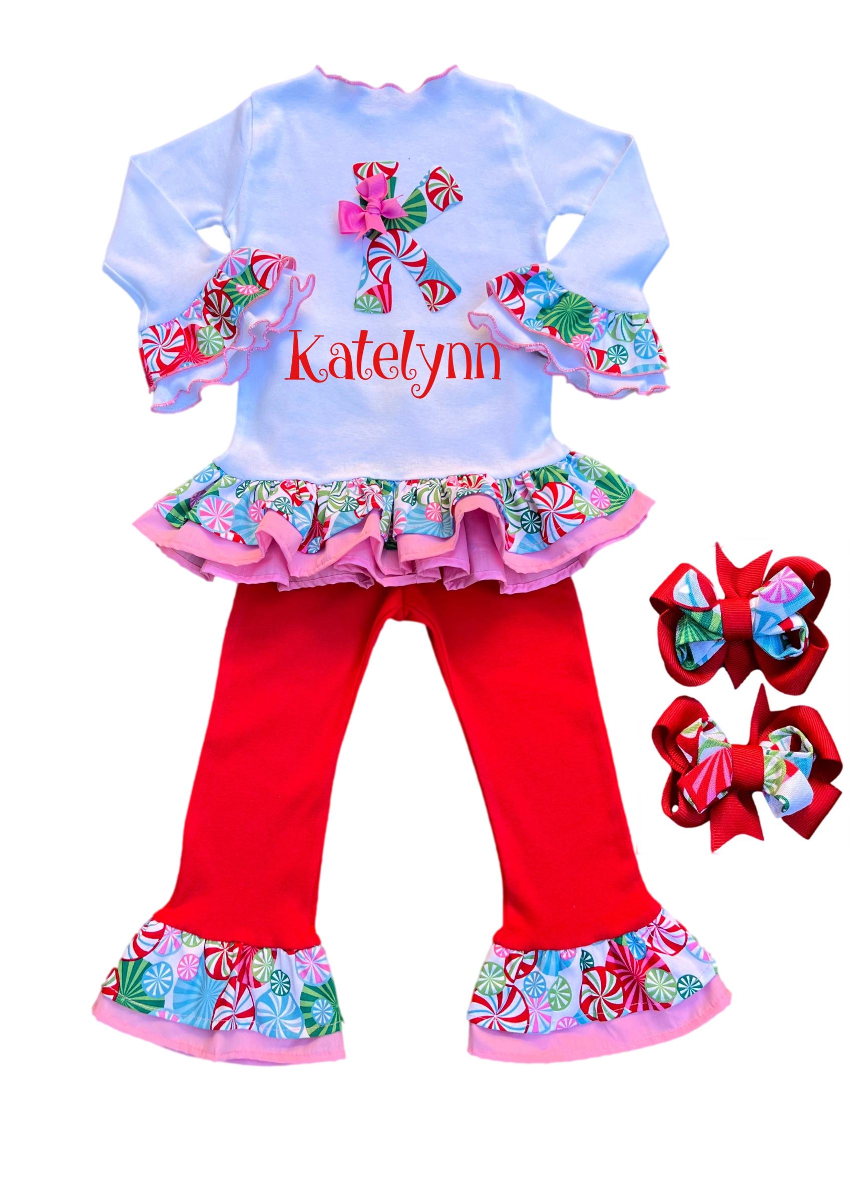 Christmas Holiday Girl Outfit 