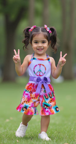 Tie Dye Groovy Peace