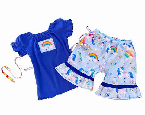 Unicorn Little Girl Outfit 