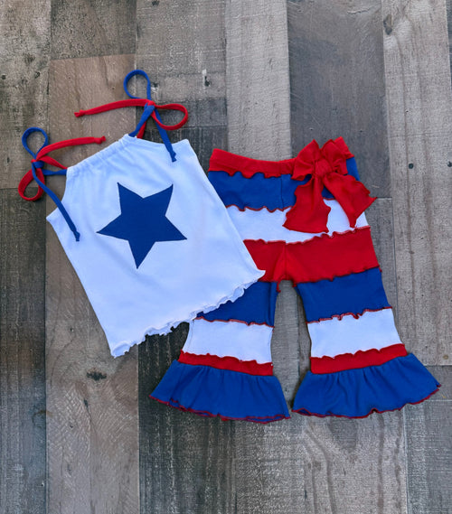 4th Of July Capris & Top 
