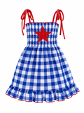 4th of july smocked dress
