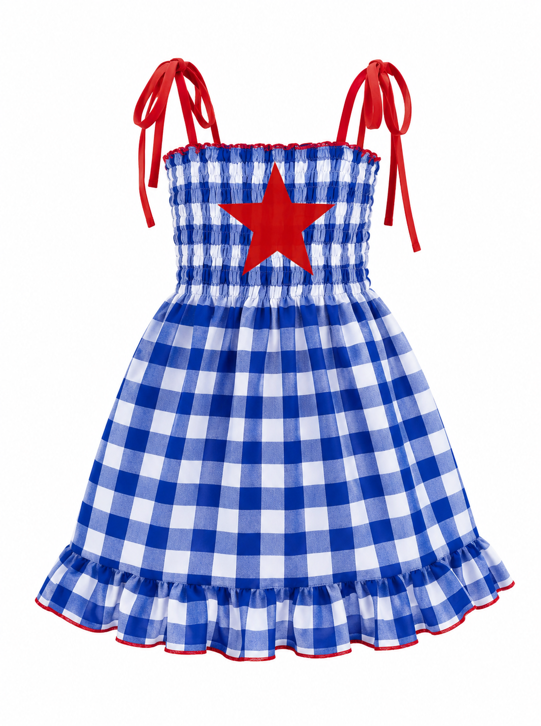 4th of july smocked dress
