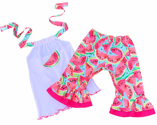 Watermelon Little Girl Outfit 