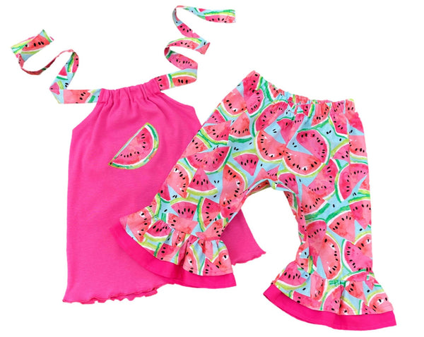 Watermelon Print Outfit 