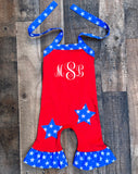 4th Of July Romper Outfit 
