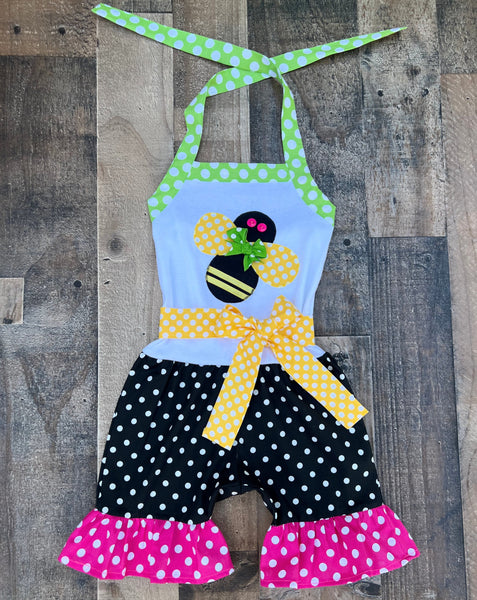 1 Piece Bumble Bee Romper Outfit