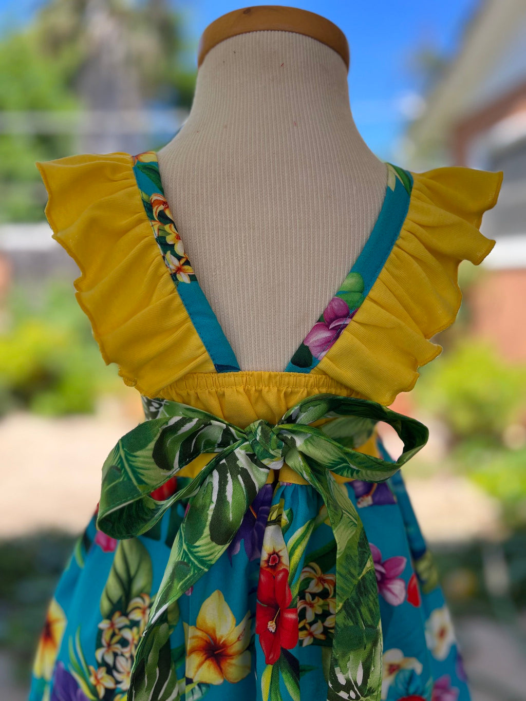Moana Hawaiian Tropical Luau Personalized Jumper Dress