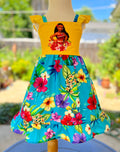Moana Hawaiian Tropical Luau Personalized Jumper Dress