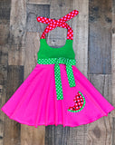 Watermelon Twirl Dress