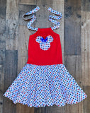 Patriotic Minnie Mouse Dress